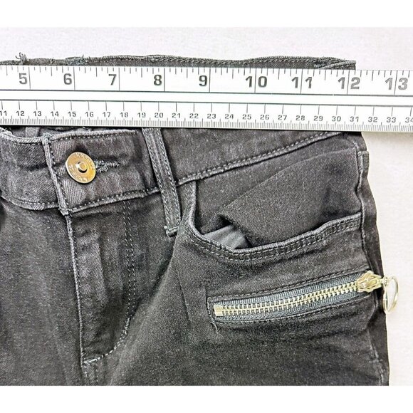 Joe's Jeans Fit 24, Size 27 Nikitia Black Skinny Ankle Zip Pocket GPVNTK5968 - Picture 3 of 13